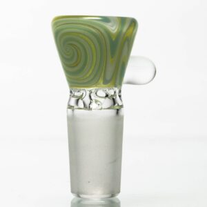 Shop Unity Glassworks - Worked Dry Catcher Set - 14mm - Green & White in australian