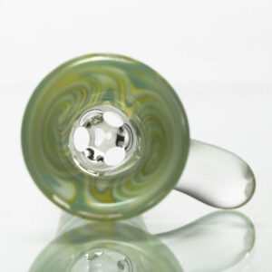 Shop Unity Glassworks - Worked Dry Catcher Set - 14mm - Green & White in australian