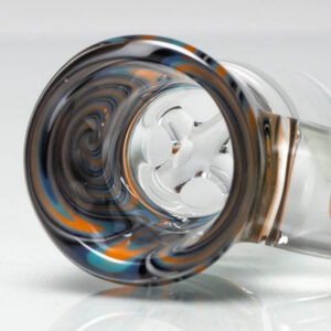 Shop Unity Glassworks - 4 Hole Worked Opal Horn Slide - 18mm - Beach Jailhouse & Terps in australian