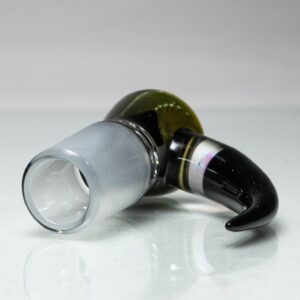 Shop Unity Glassworks - 4 Hole Worked Opal Horn Slide - 18mm - Metal Fleck & Galaxy in australian