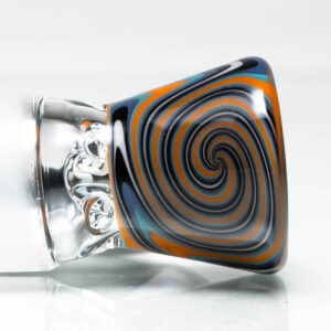 Shop Unity Glassworks - 4 Hole Worked Opal Horn Slide - 18mm - Beach Jailhouse & Galaxy in australian