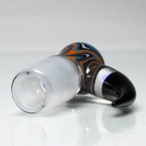 Shop Unity Glassworks - 4 Hole Worked Opal Horn Slide - 18mm - Beach Jailhouse & Galaxy in australian