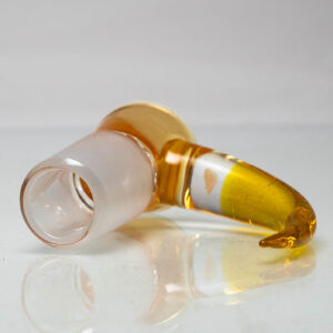 Shop Unity Glassworks - 4 Hole Opal Horn Slide - 18mm - TT. Orange & CFL Terps in australian