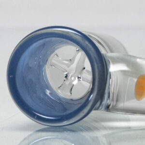 Shop Unity Glassworks - 4 Hole Opal Horn Slide - 18mm - Blue Satin & CFL Terps in australian