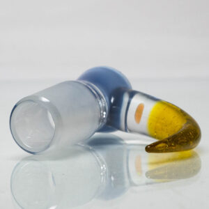 Shop Unity Glassworks - 4 Hole Opal Horn Slide - 18mm - Blue Satin & CFL Terps in australian