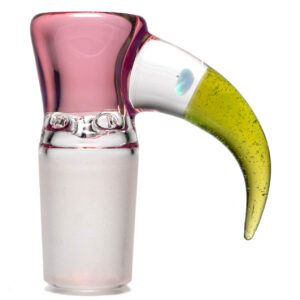 Shop Unity Glassworks - 4 Hole Opal Horn Slide - 18mm - Karmaline & CFL Sunset Slyme in australian