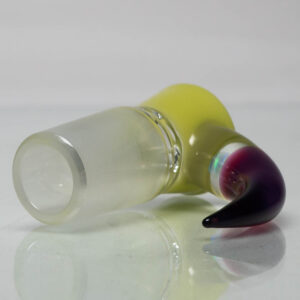 Shop Unity Glassworks - 4 Hole Opal Horn Slide - 18mm - CFL Yoshi & Stargazer in australian