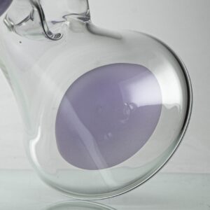 Shop Unity Glassworks - Worked Beaker - Earth Water & Purple Satin in australian