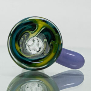 Shop Unity Glassworks - Worked Beaker - Earth Water & Purple Satin in australian