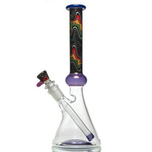 Shop Unity Glassworks - Worked Beaker - Rasta Wool & Royal Jelly in australian