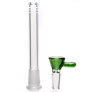 Shop Wil Glass - Mini Beaker - 32x4 - Green Stardust Accents in australian
