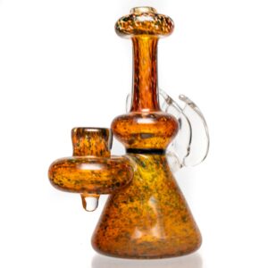 Shop PST - Mini Frit Tube with Lotus Flower - Brown in australian