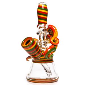 Shop Heady - Linework Mini Tube - Rasta in australian
