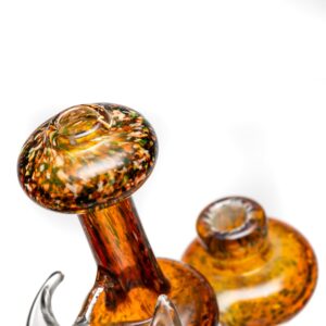 Shop PST - Mini Frit Tube with Lotus Flower - Brown in australian