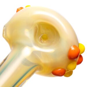 Shop Orian - Honeycomb Spoon - Silver Fume w/ Yellow & Orange Accents in australian