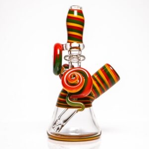 Shop Heady - Linework Mini Tube - Rasta in australian