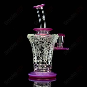 Shop Reverse Beaker 2.0 (Greasy Glass) Rosaline over Icewater Avant-Garde Glass in australian