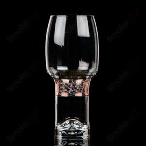 Shop #1 Craft Beer Glass w Reticello Accents and Dotstack Base Indo Glass in australian
