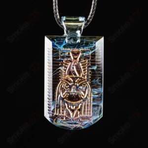 Shop Classic Tablet Pendant (Horus) Green T Glass in australian