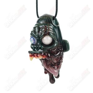 Shop Ripped Jaw Pendant Firefly x Ghost Glass in australian