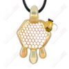 Shop Medium Honeycomb Drip Pendant (Milky) Joe P Glass in australian