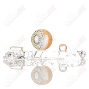 Shop #3 Geometric Slurper Marble JH Glassworks in australian