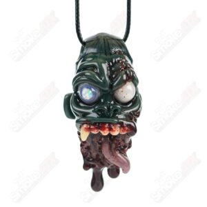 Shop Ripped Jaw Pendant Firefly x Ghost Glass in australian