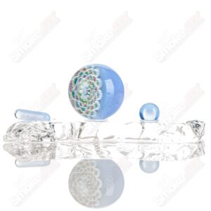 Shop #2 Geometric Slurper Marble JH Glassworks in australian