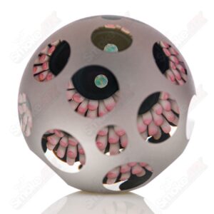 Shop Pink Faceted Marble Raj K Glass in australian