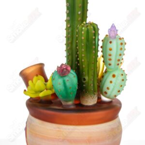 Shop 14mm Cactus Succulent Waterpipe by Turtle Time & Sarita Glass in australian