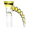 Shop Pho_Sco - Single Hole Linework Horn Slide - 14mm - Lemon Drop, Steelwool & Black #4 in australian