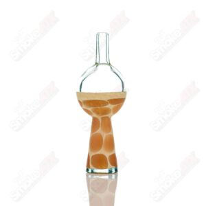 Shop Transparent Blue Giraffe Print Bubble Cap Robertson Glass in australian