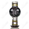 Shop Black Spiral Linework V2 Spinner Cap W/ Yellow Accents by Glass Carpenter in australian