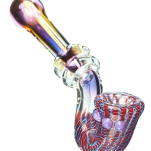 Shop Blue Mystery Sherlock Glass Pipe by SWRV Glass in australian