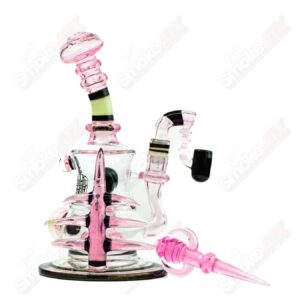 Shop Mib Rig w/ Dabber (Pink CFL) Gordman x Boro Farm in australian