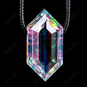Shop Dichro Diamond Faceted Pendant by Fatal Facets in australian