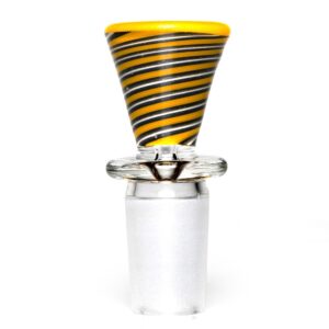 Shop Aaron Vigil - Worked Martini Slide - 18mm - Yellow Crayon & Jailhouse in australian