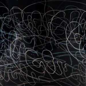 Shop Scribble Tech Drinking Glass Eusheen x Calmbo in australian