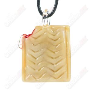 Shop White Icing Pop Tart Pendant Renee Patula in australian
