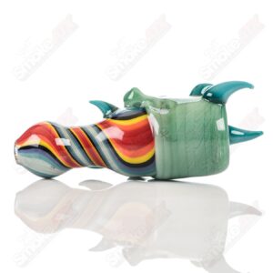 Shop Color Worked Skull Hitter Ghost Glass in australian