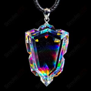 Shop Dichro Arrow Head Faceted Pendant by Fatal Facets in australian