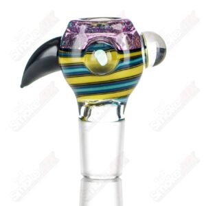 Shop #4 18mm Color Worked Slide Bowl Jeremy from Oregon in australian