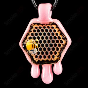 Shop 2" Honeycomb Drip Pendant (Cadillac Pink) Joe P Glass in australian