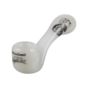 Shop Up In Smoke Cheech & Chong 4" Sherlock Glass Pipe - Borosilicate with Ash Catcher in australian