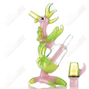 Shop Chicken Rig (Pink/Green) JOP Glass in australian