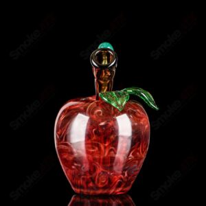Shop Red Apple Rig w/ Worm Dabber Pouch Glass in australian