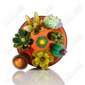 Shop 14mm Cactus Succulent Waterpipe by Turtle Time & Sarita Glass in australian