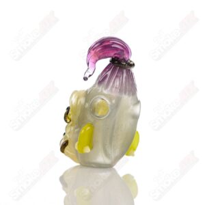 Shop Stitched Gorilla Head Pendant Firefly x Ghost Glass in australian