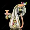 Shop UV Reactive Multicolor Recycler Rig Earl Jr. x Aquariust Glass in australian
