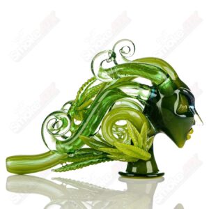 Shop Lace Face Ganja Goddess Hashlock Dry Pipe (Signed #104) in australian